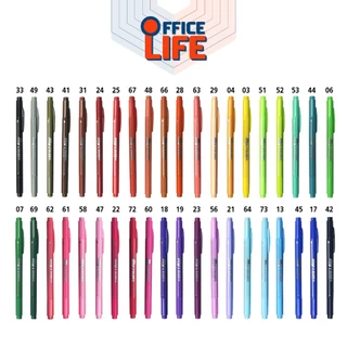 DONG-A (ดองอา) My Color ปากกาสี ปากกา มายคัลเลอร์ 2 TWIN-TIP สองหัวในด้ามเดียว ( 1 ด้าม )