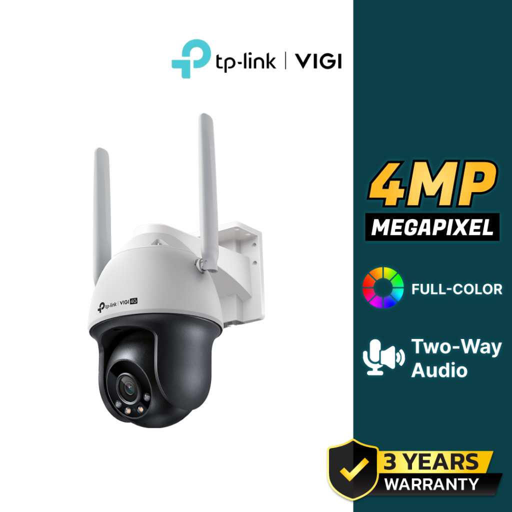 VIGI กล้องวงจรปิด 4G 4 ล้านพิกเซล รุ่น VIGI C540-4G (4mm)