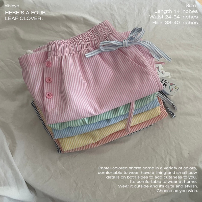 Hihibye Pastel-colors  short (รุ่นไม่มีซับใน)