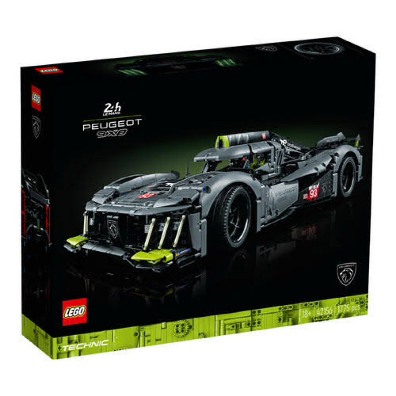 (ของแท้) Lego 42156 Peugeot 9x8 24H Le Mans Hybrid Hypercar