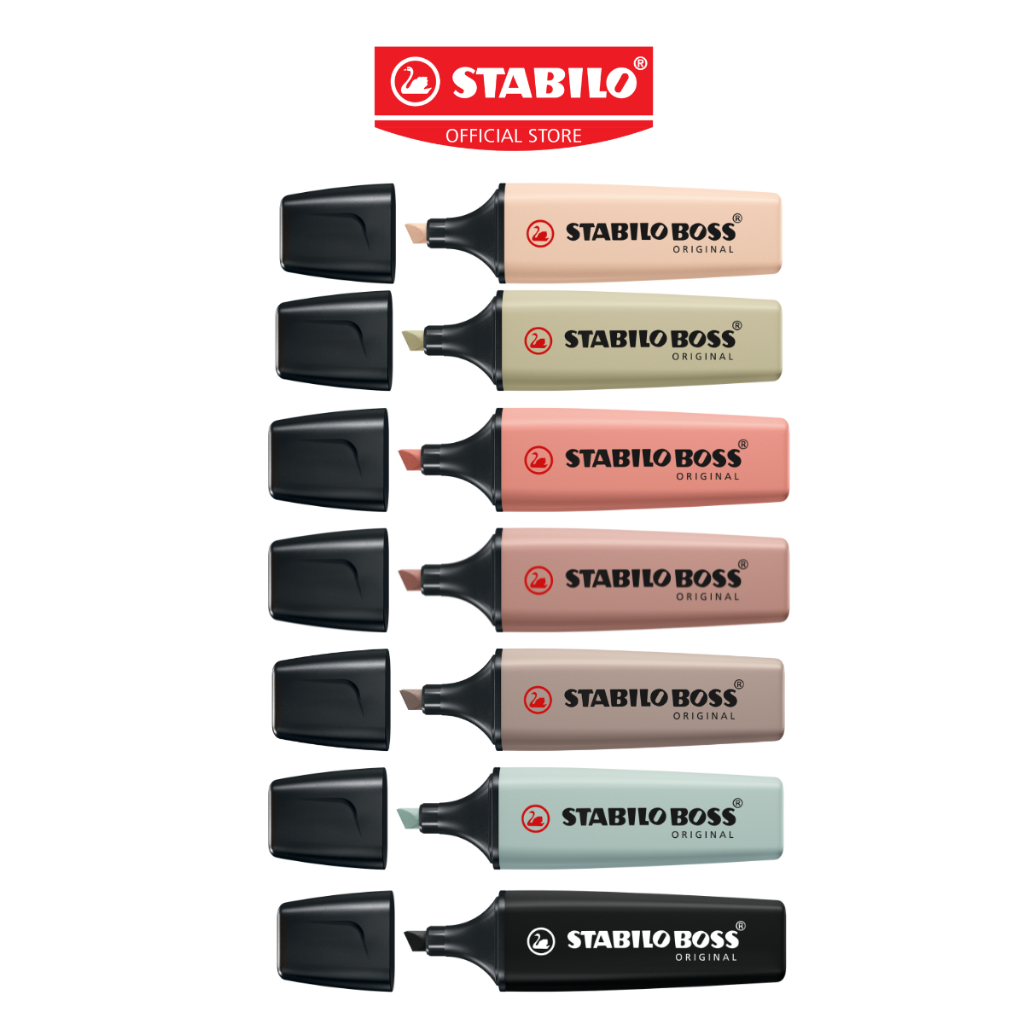 STABILO Boss Nature Color สีใหม่ ด้ามเดี่ยว