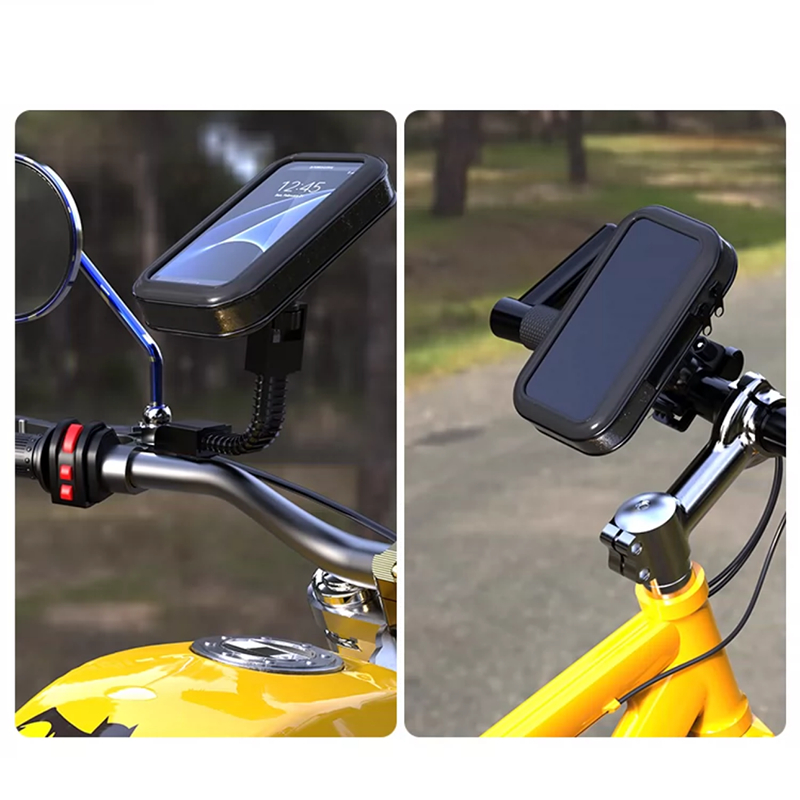 ที่จับโทรศัพท์มือถือ กันน้ำได้ ทัชกรีนได้ ขับขี่สะดวก - รูปที่ 4