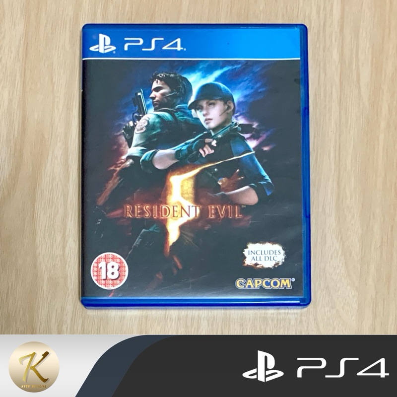 แผ่นเกมส์ PS4 : Resident Evil 5 📍English (มือสอง สินค้าพร้อมส่ง)