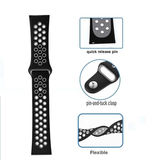 สาย 20 mm / 22 mm. Amazfit / Redmi / Samsung / Huawei / Garmin ซิลิโคนนิ่ม.(หมุดล็อค)