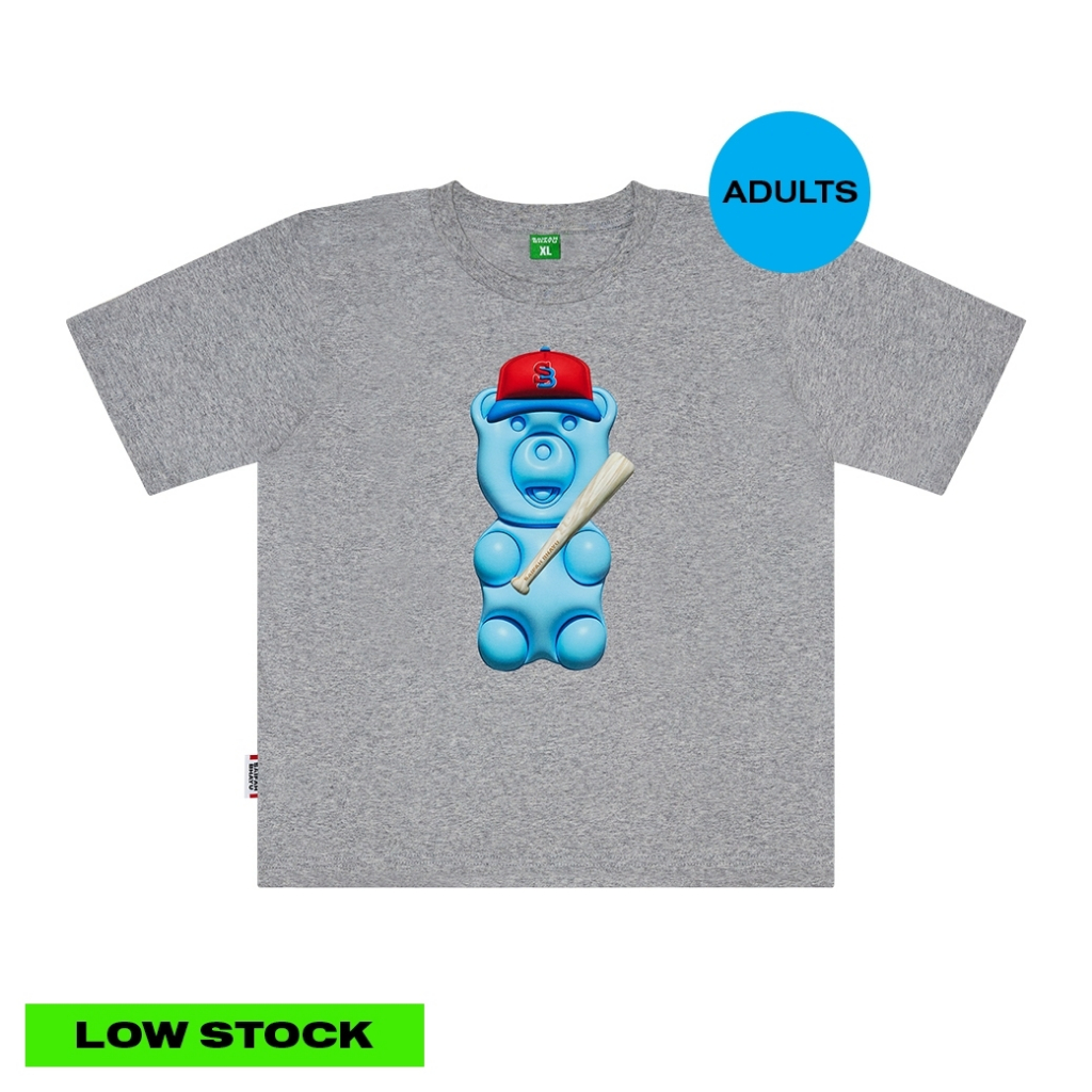 (DROP 16) BASEBALL BEAR TEE (ADULTS)