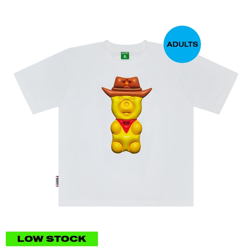 (DROP 17) COWBOY BEAR TEE (ADULTS)