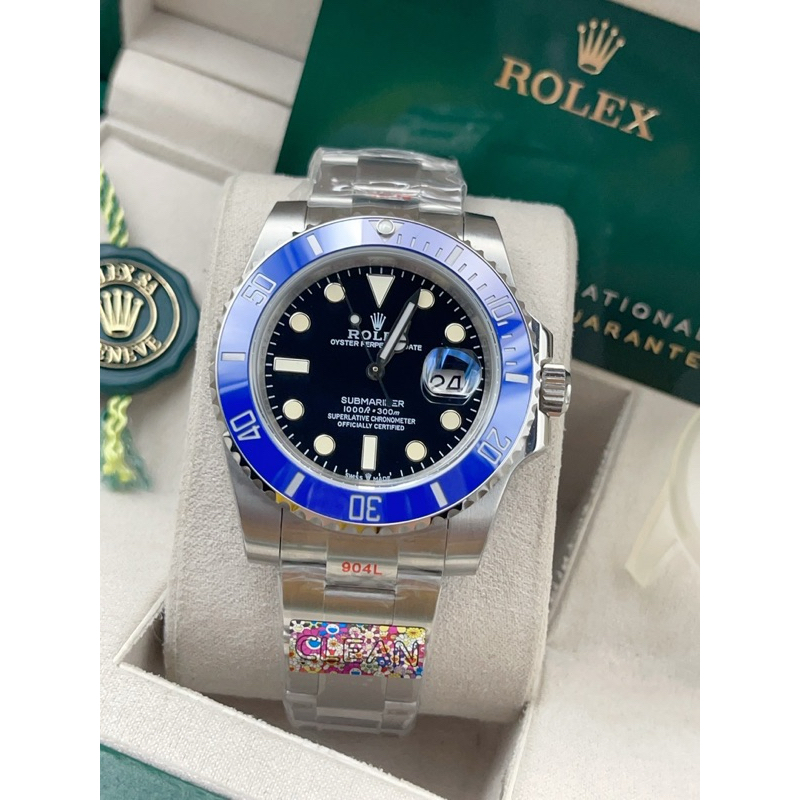 Rolex submariner Rolex TOP SWISS CLEAN  factory ขนาด: 40 มม. เครื่อง: ETA CAL 2836