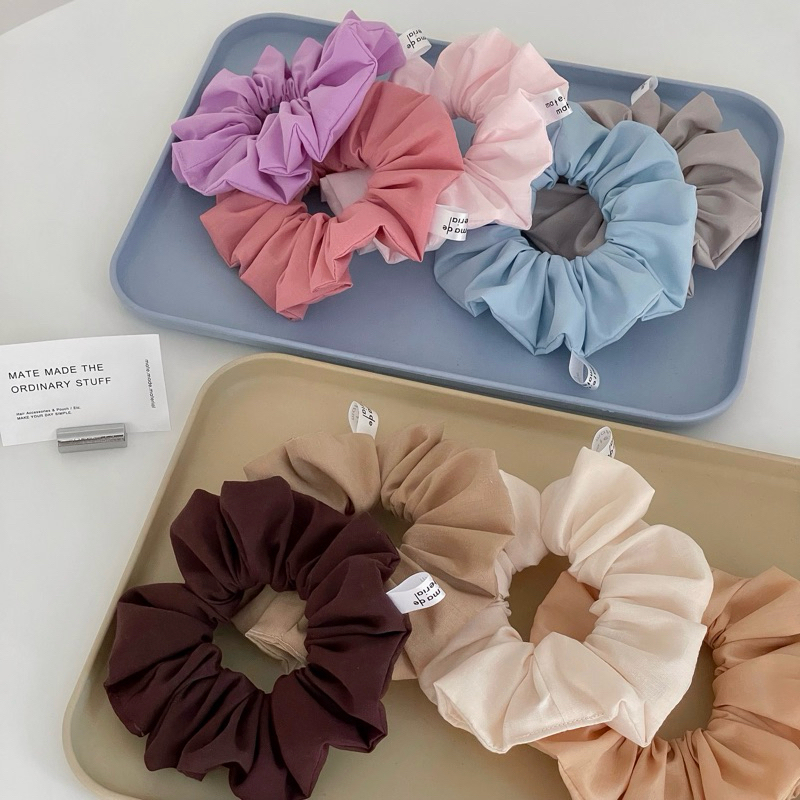 mate.made.material | Cotton Stripe Scrunchies ยางรัดผม