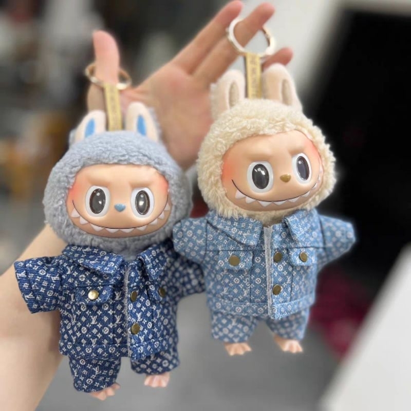 พร้อมส่งจากไทย ชุดน้องLabubu, ตุ๊กตา 15,20 cm เซต LV