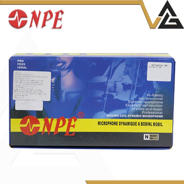NPE DM-707 ไมค์สาย ไดนามิก เหมาะใช้พูดสัมมนา ร้องเพลง เสียงดี ไมโครโฟน Vocal Dynamic Microphone