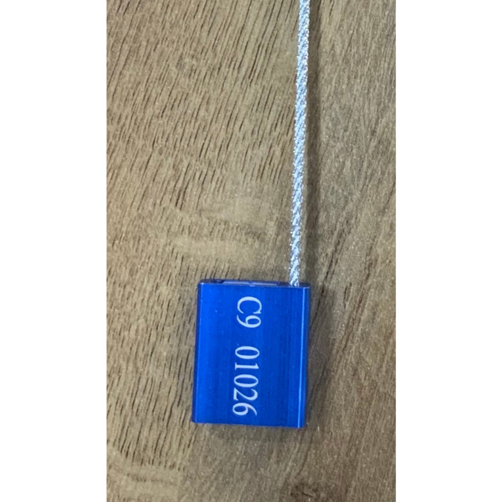 เคเบิ้ลซีล/Cable seal_C9/ยาว30ซม./ยาว60ซม./ล็อคตู้คอนเทนเนอร์/ตู้ทึบ/ป้องกันการถูกเปิดระหว่างทาง