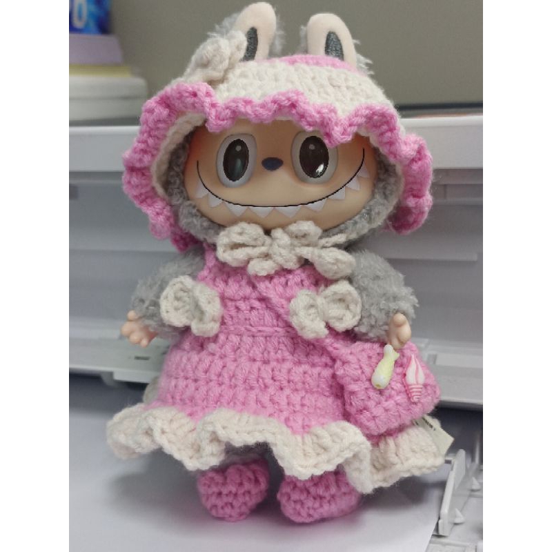 ชุดลาบูบู้ สีชมพู คุณหนูคุณใจ ต้องการเปลี่ยนสีแจ้งในแชทค่ะ