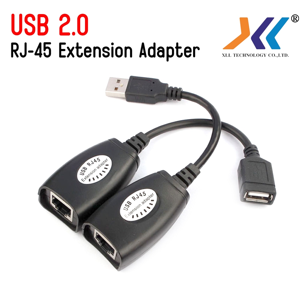ตัวขยายสัญญาณ USB Extension Converter สายเพิ่มความยาวอุปกรณ์ USB ผ่านสาย LAN