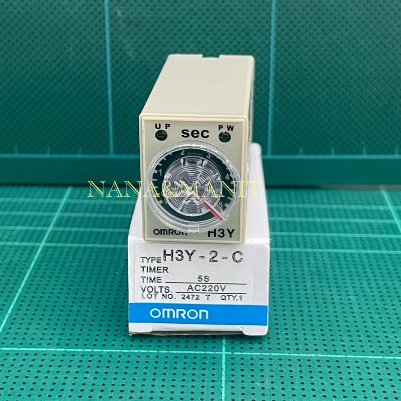 H3Y-2-C Timer 220VAC 5S มีสินค้า พร้อมส่งในไทย