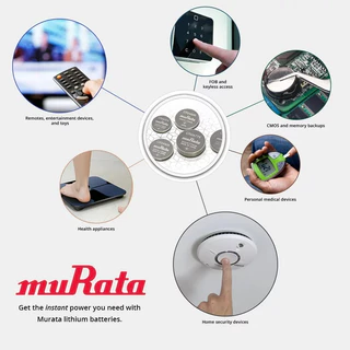 ถ่านกระดุม Sony/Murata ล็อตใหม่ 10 ปี ของแท้ 100% ถ่าน CR2430 / CR2450