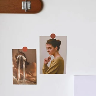 OurHome [พร้อมส่ง] สติ๊กเกอร์ทรงกลม น่ารักๆ สำหรับตกแต่ง สติ๊กเกอร์ DIY สติ๊กเกอร์ตกแต่ง วารสารศิลปะ อัลบั้มทำมือ