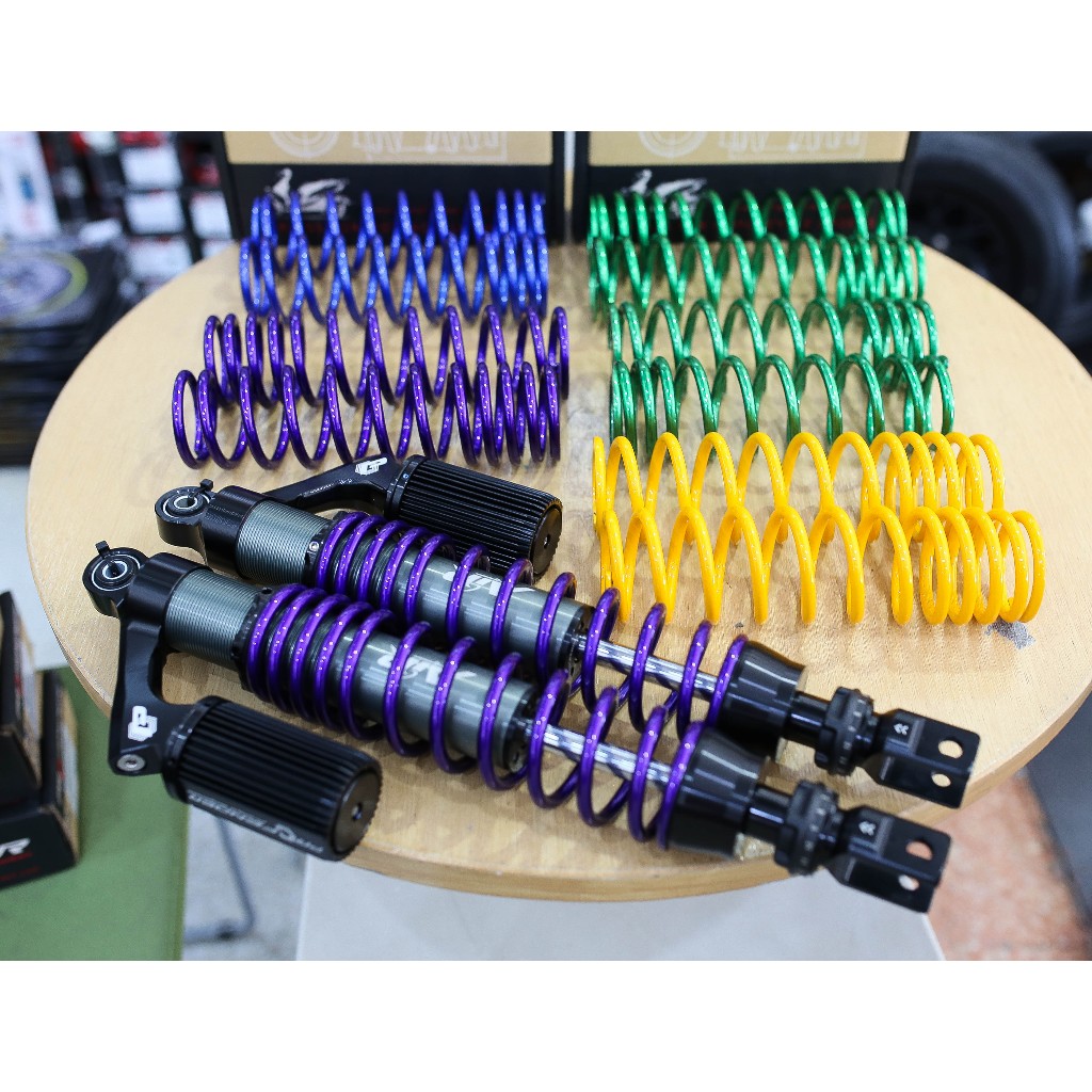 เปลียนสีสปริง ¡¡¡โช๊ค Profender รุ่น Air FORZA-XMAX สี ดำ และ แดงForza350,ADV350 430MM-400MM XMAX300 รุ่นปรับ2จุด