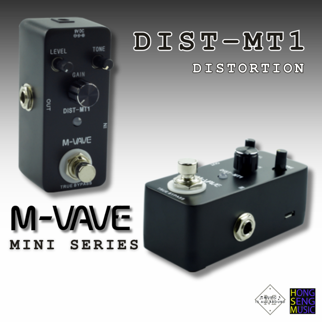 เอฟเฟคกีตาร์ไฟฟ้า M-VAVE : MINI SERIES รุ่น DISTORTION MT1