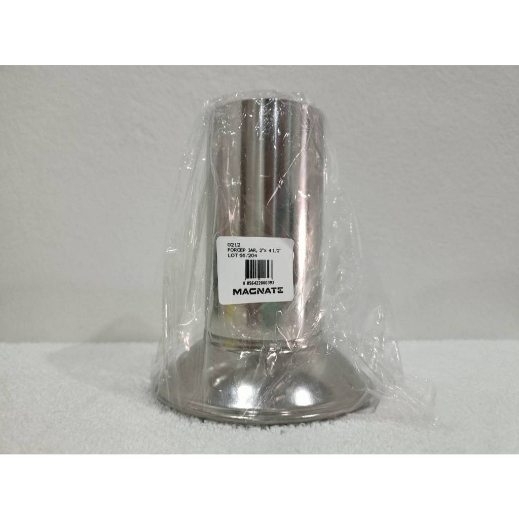 กระบอกใส่ฟอร์เซปจาร์ Forcep Jar กระบอกสแตนเลส 2x4 ½นิ้ว ที่ใส่ปากคีบ ที่ใส่ฟอร์เซฟ ที่ใส่ฟอร์เซป - รูปที่ 2