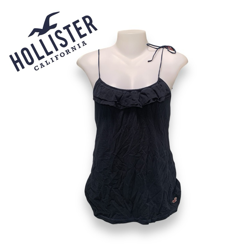 Hollister SA210 เสื้อสายเดี่ยว ผู้หญิง สีกรมท่า น่ารัก พร้อมส่ง🔥