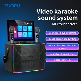 ลำโพงคาราโอเกะ TP-02 หน้าจอสัมผัส เชื่อม Wi-Fi เปิด YouTube ได้🔊กำลังขับเสียงสูงสุด 150W เบสดี ชัดทุกมิติ แบตเตอรี่ในตัว