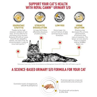 (พร้อมส่ง) Royal Canin Cat : Urinary S/O Pouch 85 g อาหารเปียกแมวโรคนิ่ว