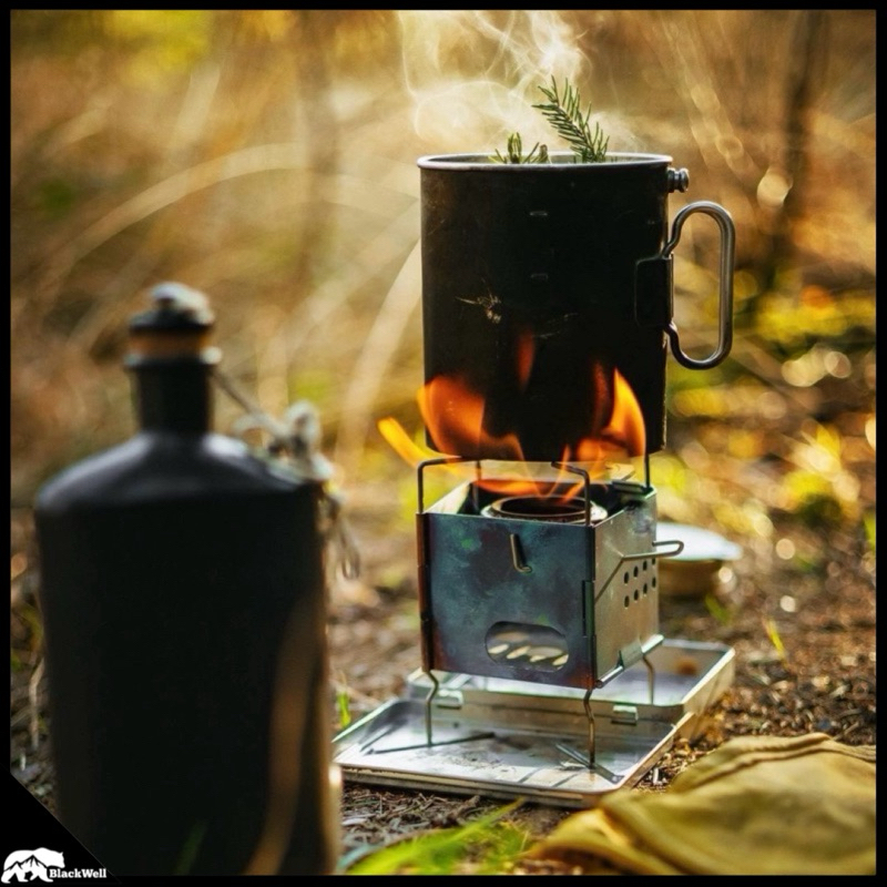 FIREBOX STOVE - NANO X-CASE KIT - TITANIUM ‼️พรีออเดอร์‼️