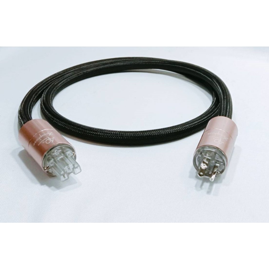 สายไฟ Monster Cable PowerLine 400 มีชิลด์ถักหุ้มตลอดเส้น หัวท้าย Accuphase ชุบทองและชุบโรเดียม