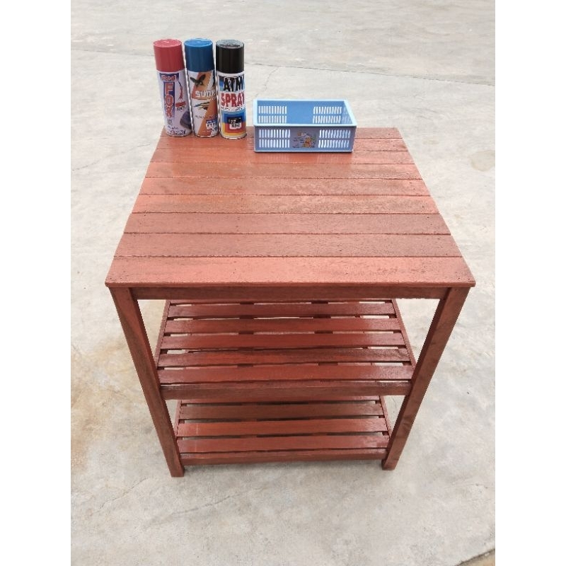 ชั้นวางของ รหัสสินค้าวางตู้เย็น3ชั้น 60 * 60 * สูง 70 ซมประกอบเรียบร้อยพร้อมใช้งาน