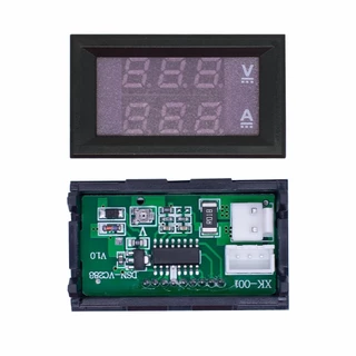 จอแสดงไฟแบตเตอรี่ DC 0V - 100V + R Shunt วัดความจุแบตเตอรี่ จอวัดไฟ วัดแอมป์ 10A,50A,100A (LED-03)