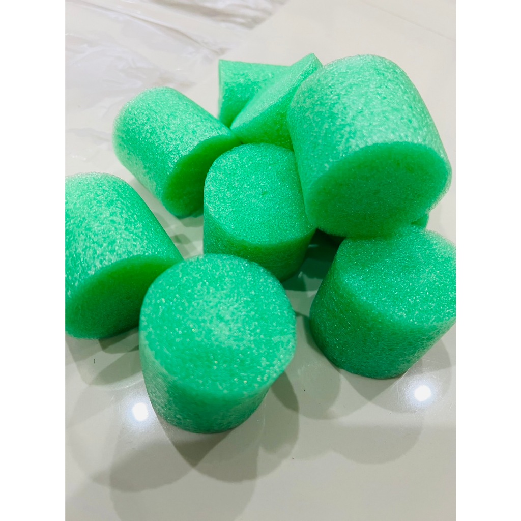 โฟม โฟมจัดดอกไม้ โฟมเส้น ทรงกลม สีเขียว ขนาด 4 ซม. พร้อมส่งจากไทย ถุกและสี จัดดอกไม้ได้สวยมากๆๆ