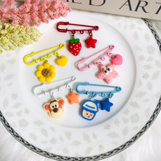 🌷KN08 เข็มกลัดแฟชั่น คนท้อง 5 ซม. สไตล์เกาหลี (พร้อมส่ง)