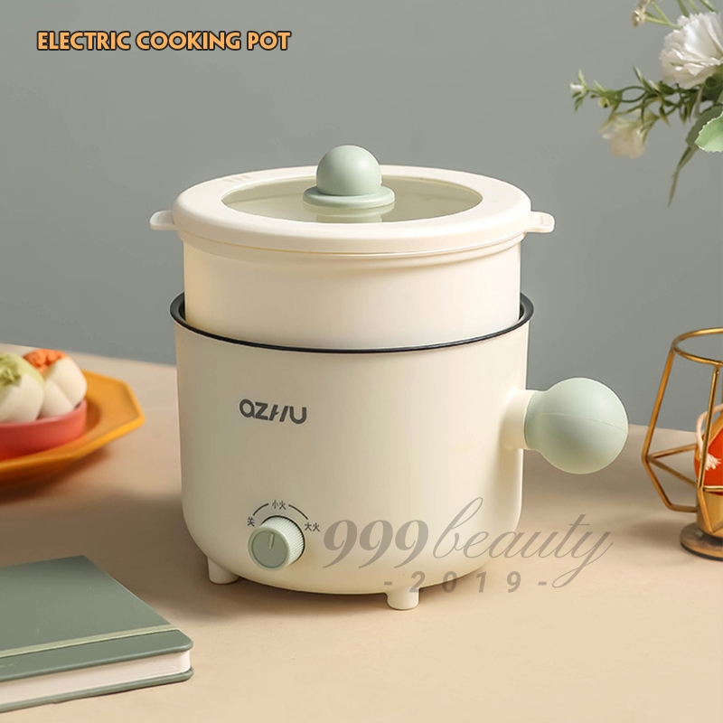 หม้อไฟฟ้าอเนกประสงค์ กระทะไฟฟ้า 1.5ลิตร หม้อต้มไฟฟ้า เตาไฟฟ้า หม้อไฟฟ้า หม้ออเนกประสงค์ หม้อชาบู เหมาะสำหรับ2-3คน C0113