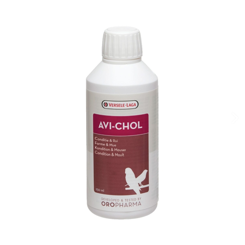 Avi-Chol (แพ็กเกจ 250 ML.) อาวีโคล  ขับพิษ สำหรับนกทุกสายพันธุ์