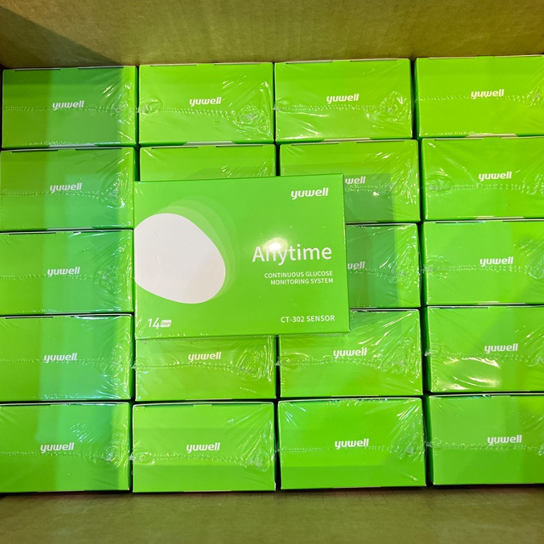 *ส่งด่วน YUWELL เครื่องตรวจน้ำตาล CGM CT-3 วัดต่อเนื่อง บอกค่าทุกๆ 3 นาที ใช้ได้ 14วัน
