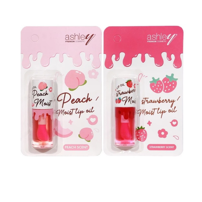 Ashley (A-433) แอชลีย์ ลิปออยล์ผสมมอยเจอร์ไรเซอร์ Ashley Moist Lip Oil