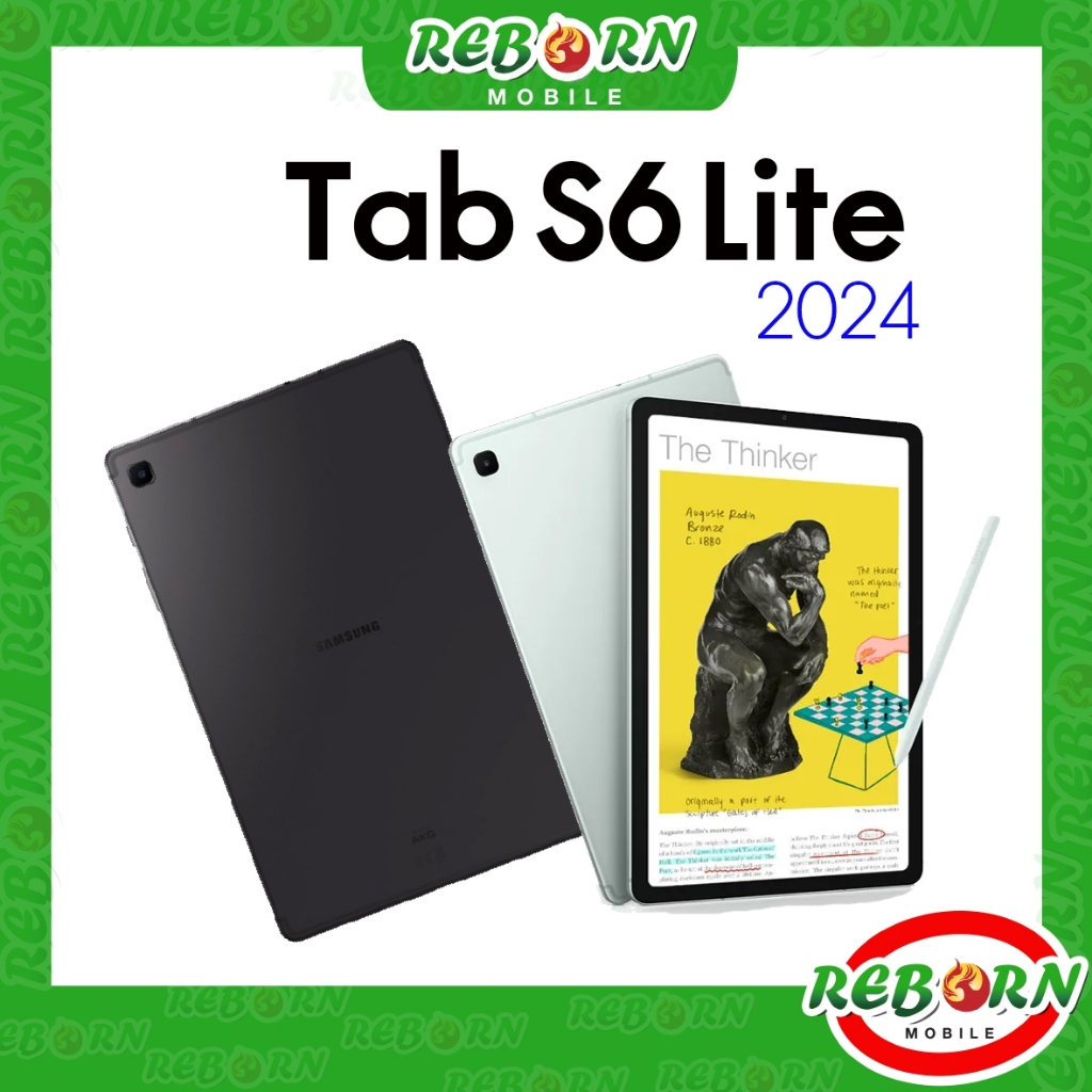 [New] Samsung Galaxy Tab S6 Lite LTE 4/128GB 2024 (ใส่ซิมโทรได้) with S-Pen ประกันศูนย์ทั่วประเทศ ผ่อน0% RebornMobile