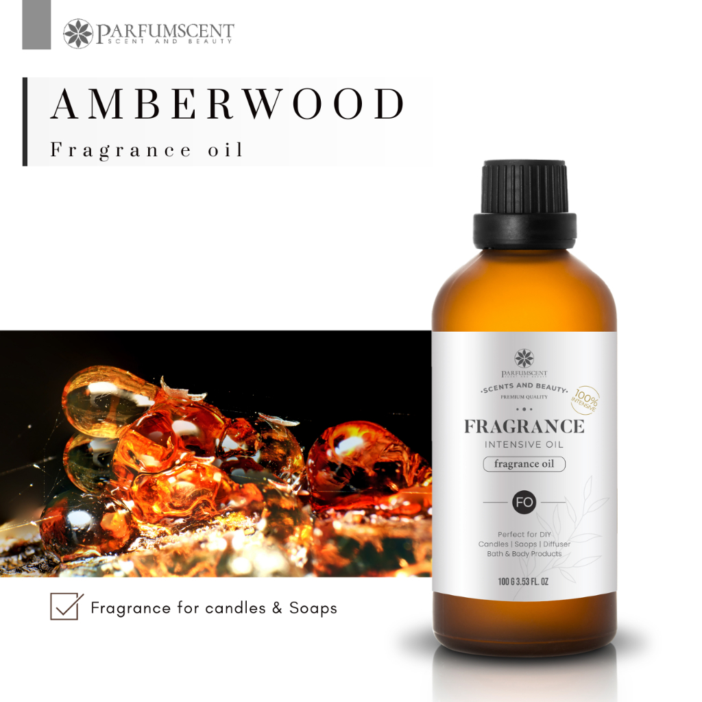 PARFUMSCENT หัวน้ำหอม Warm Amberwood Fragrance Oil