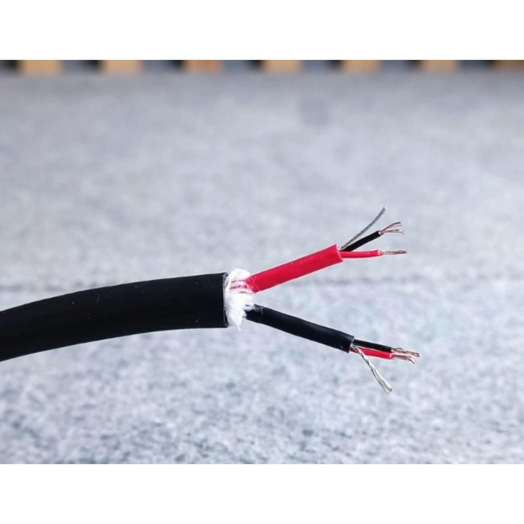 สายสัญญาณ 2 คอร์ XLRW to TRS6.35  หัวอย่างดี หุ่มท่อหดทุกจุด ใส่ท่อยาง เสียง LIDGE Neutri Ampheno