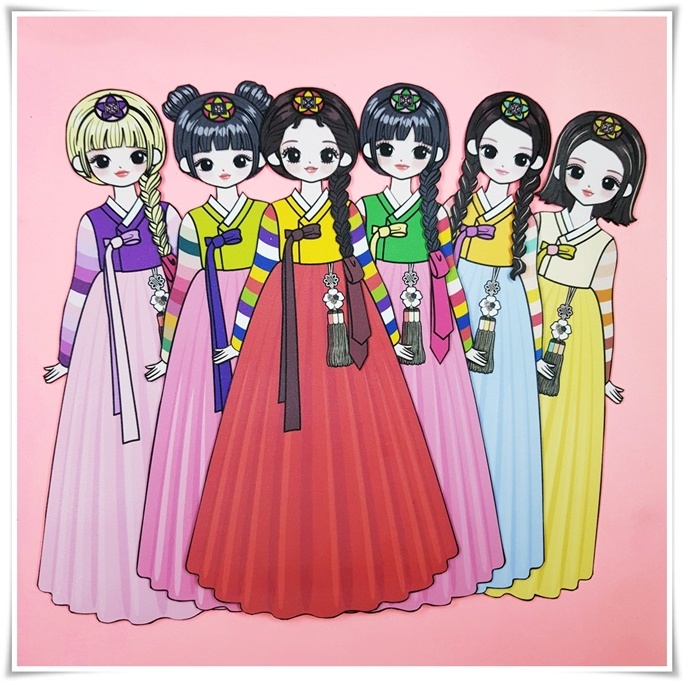 ํํํIVE_Hanbok ฮันบก ชุดประจำชาติเกาหลี |ตุ๊กตากระดาษ ตุ๊กตา บ้านตุ๊กตากระดาษ แต่งตัวตุ๊กตา บทบาทสมมุ