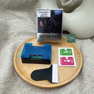 ฟิล์ม 3D ลงโค้ง ช่วยติด ของ A watch film iwatch Series 11 10 9 8 7 6 SE /5 4 / 3 / 2 / 1 ฟิล์มสําหรับแอปเปิ้ลวอช