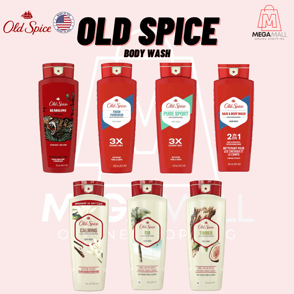 Old Spice เจลอาบน้ำ Body Wash (พร้อมส่ง) สินค้านำเข้าจาก USA ของแท้100%