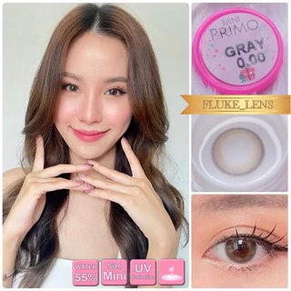 คอนแทคเลนส์(มินิ) 🌟Mini Primo brown / gray / black 🌟 Kittykawaii ค่าอมน้ำ55% เลนส์เกาหลี🇰🇷 นิ่มสบายตาธรรมชาติ ดำ