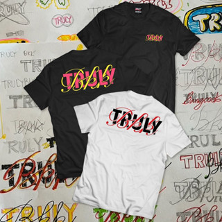 TRULY Oldschool เสื้อยืดลาย ทรูลี่ขยี้ใจ มี 2 สี ขาว ดำ