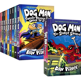 Dogman แบ่งขาย พร้อมส่ง Dog man by Dav Pilkey ปกแข็ง Comic แนวตลก หนังสือภาษาอังกฤษ การ์ตูน หนังสือเด็ก