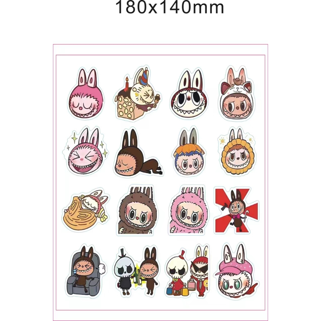 【พร้อมจัดส่ง】สติ๊กเกอร์การ์ตูน สติกเกอร์Diy นำกลับมาใช้ใหม่ได สติ๊กเกอร์ สติกเกอร์น่ารัก