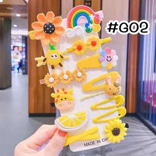 กิ๊บติดผม 14 ชิ้น กิ๊บติดผมลายน่ารัก เครื่องประดับผม สำหรับเด็กผู้หญิง พร้อมส่งในไทย!!