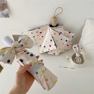 พร้อมส่งในไทย ร่มกันแดดลายจุด กันยูวี อัตโนมัติ ร่มอัตโนมัติ…