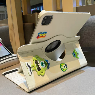 🌻24 ชั่วโมง🌻เคสป้องกันiPad หมุนได้ 360°ตัวละครน่ารัก เหมาะสำหรับรุ่เคสป้องกัน gen9 Air4/5/6/7 pro11
