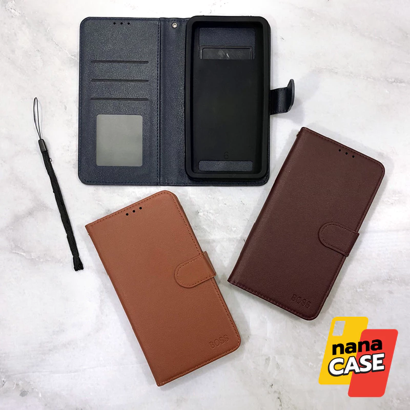 จัดส่ง1-2วัน เคสหนังเปิดปิด ใส่ได้ทุกรุ่น กล้องสไลด์ ฝาพับ แฟชั่น ตั้งได้ ฟรีสายคล้องมือกันตก